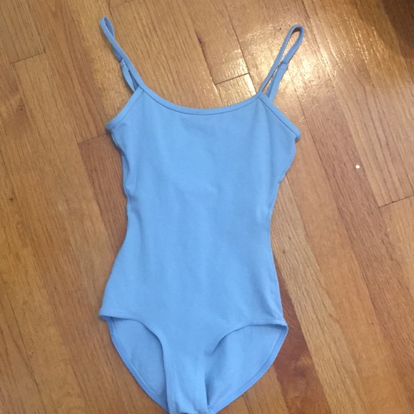 baby blue dance leotard